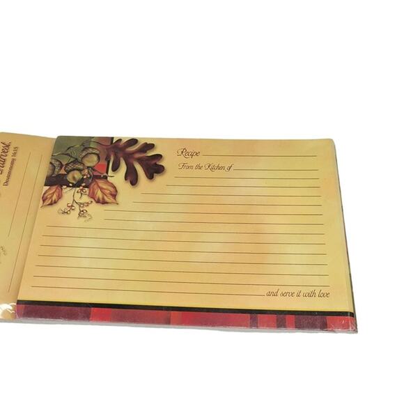 Brownlow Kitchen 12 Recipe Card Magnetic Notepad Gift Set Harvest Blessing New - Picture 2 of 6
